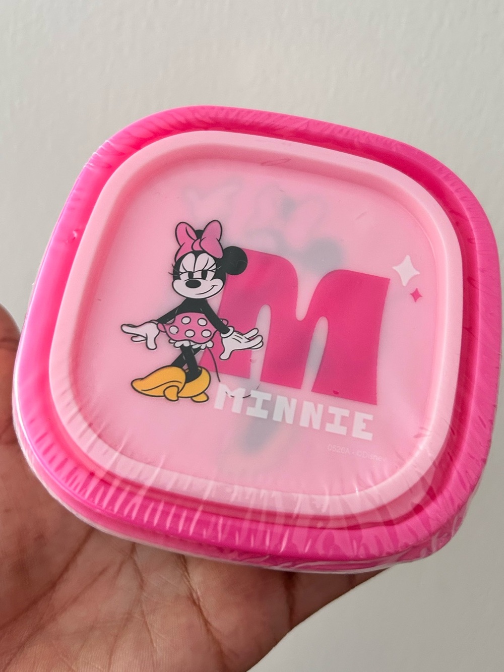 Disney Minnie Mouse Pink Food Storage Containers, 2-Pack